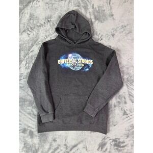 Vintage‎ Universal Studios Hoodie Adult Large Gray Florida Theme Park Men's